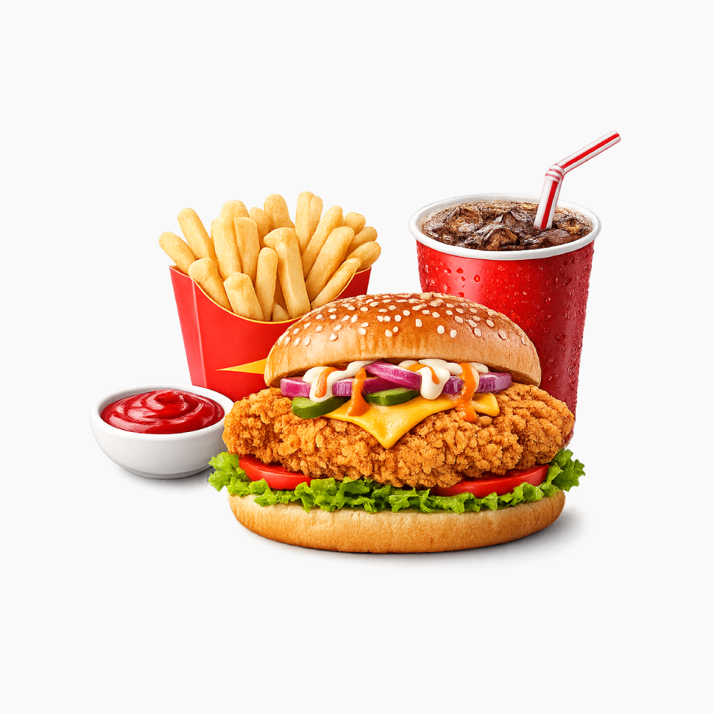 Chicken Burger Combo
