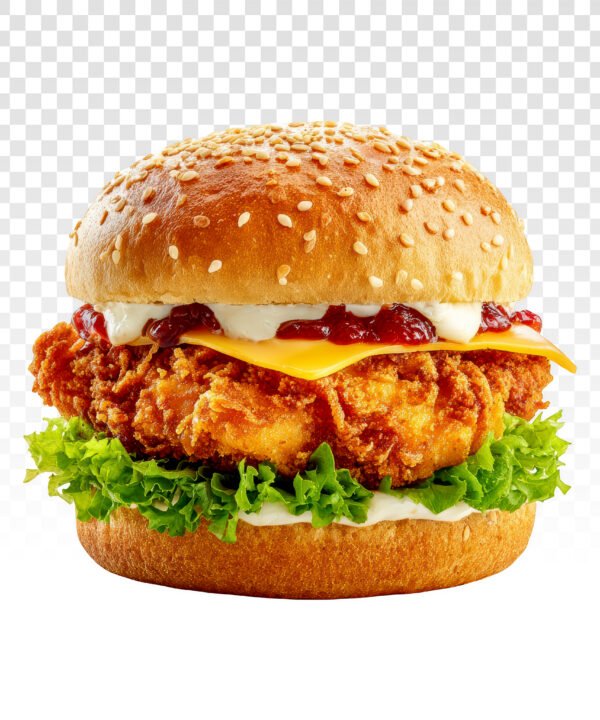 Double Smash Chicken Burger